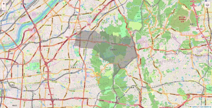 大阪府のsalut!の店舗地図