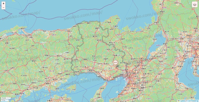 兵庫県のsalut!の店舗地図
