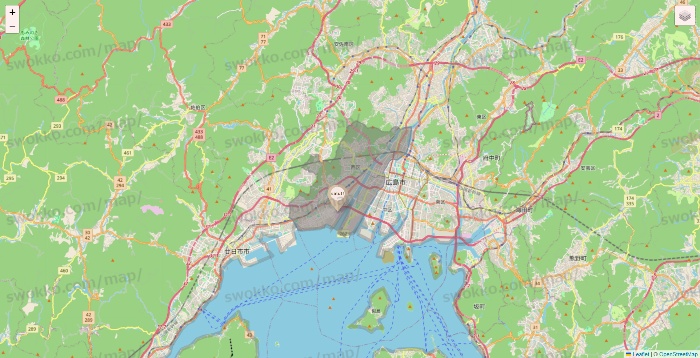 広島県のsalut!の店舗地図