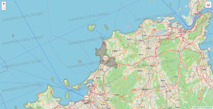 福岡県のsalut!の店舗地図