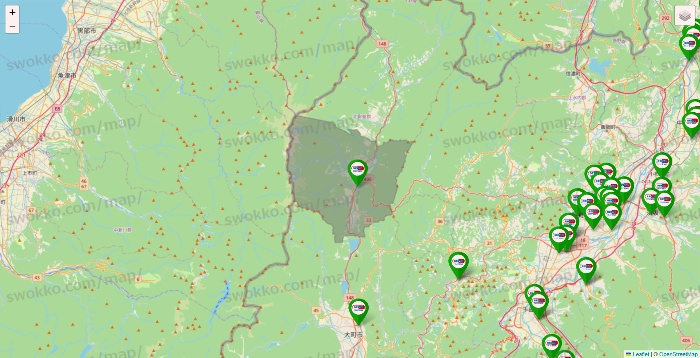 長野県のセイムス系の店舗地図