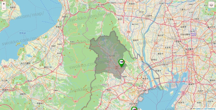 三重県のセイムス系の店舗地図