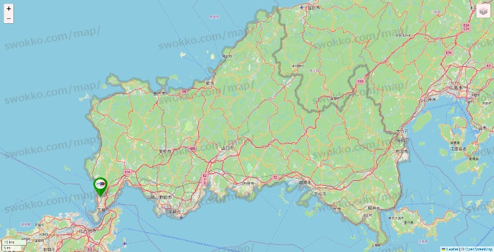 山口県のセイムス系の店舗地図