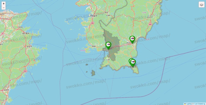 高知県のセイムス系の店舗地図