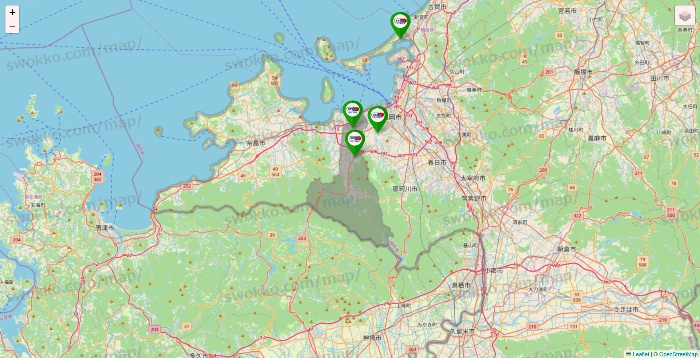 福岡県のセイムス系の店舗地図
