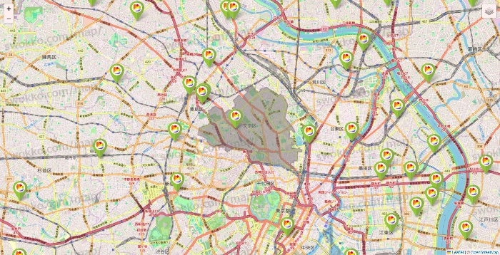 東京都のSeria（セリア）の店舗地図