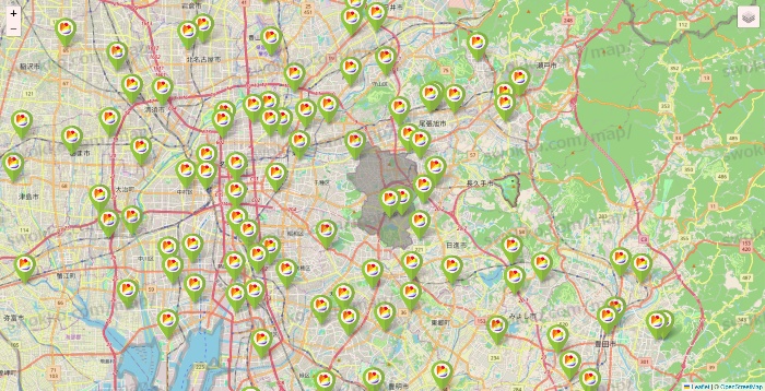 愛知県のSeria（セリア）の店舗地図