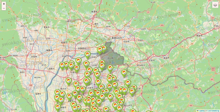 愛知県のSeria（セリア）の店舗地図