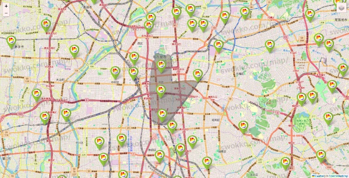 愛知県のSeria（セリア）の店舗地図