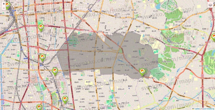 愛知県のSeria（セリア）の店舗地図