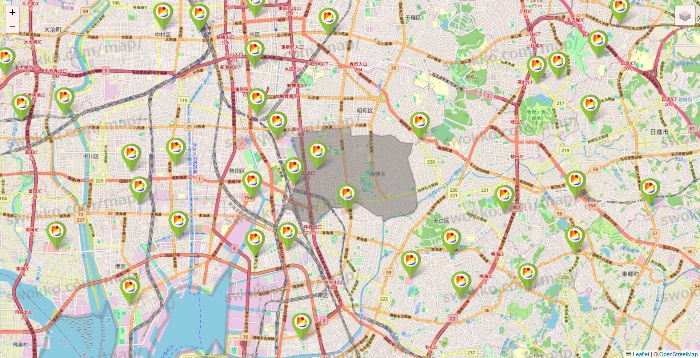 愛知県のSeria（セリア）の店舗地図