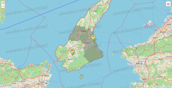 兵庫県のSeria（セリア）の店舗地図
