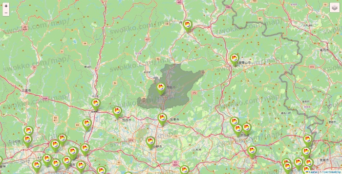 兵庫県のSeria（セリア）の店舗地図