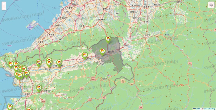 和歌山県のSeria（セリア）の店舗地図