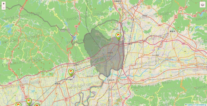 佐賀県のSeria（セリア）の店舗地図