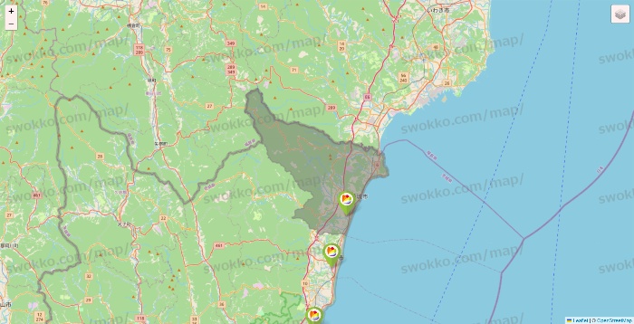 茨城県のSeria（セリア）の店舗地図