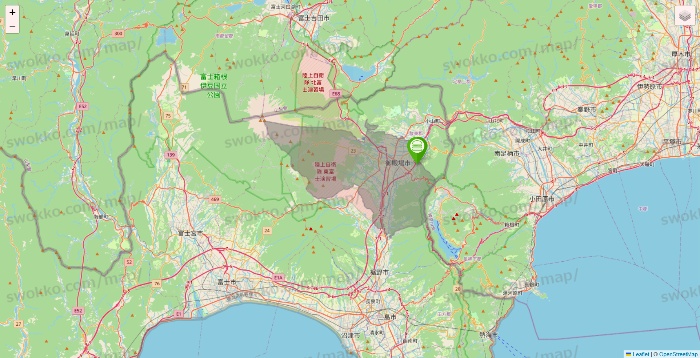 静岡県のシェイクシャックの店舗地図