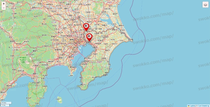 千葉県の新時代の店舗地図