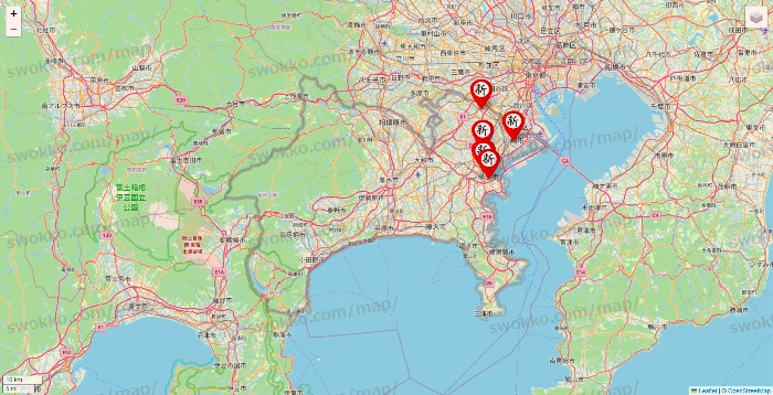 神奈川県の新時代の店舗地図