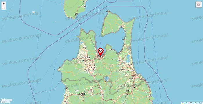 青森県の新時代の店舗地図