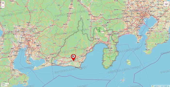 静岡県の新時代の店舗地図