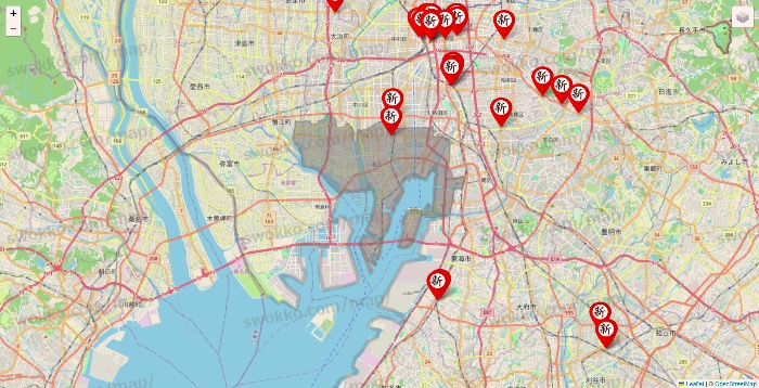 愛知県の新時代の店舗地図
