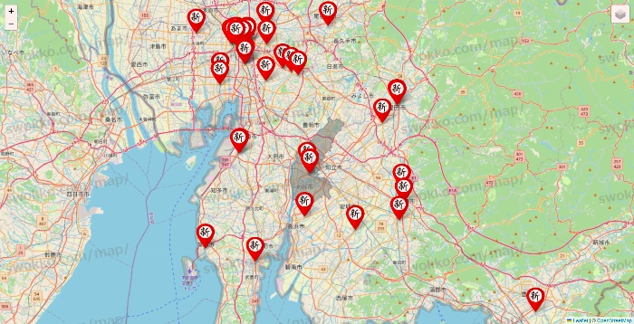愛知県の新時代の店舗地図