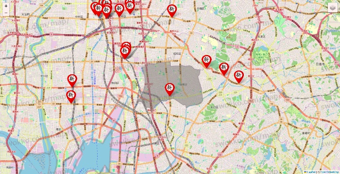 愛知県の新時代の店舗地図