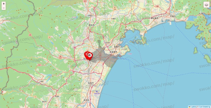 宮城県の新時代の店舗地図