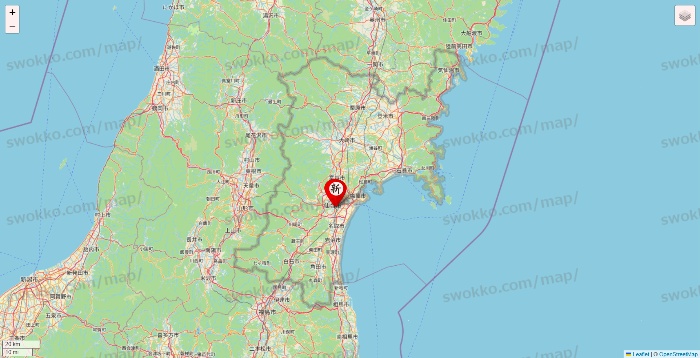 宮城県の新時代の店舗地図