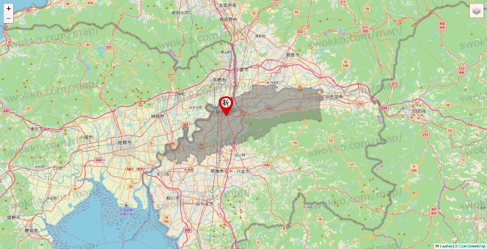 福岡県の新時代の店舗地図