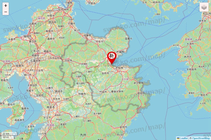 大分県の新時代の店舗地図