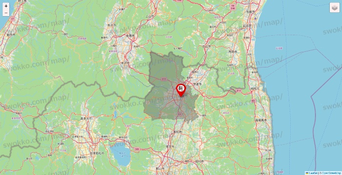 福島県の新時代の店舗地図
