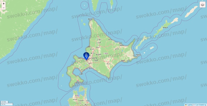 北海道のSTLASSH（ストラッシュ）の店舗地図