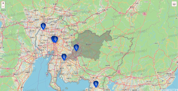 愛知県のSTLASSH（ストラッシュ）の店舗地図