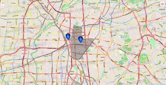 愛知県のSTLASSH（ストラッシュ）の店舗地図