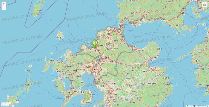 福岡県のStorage PLUSの店舗地図