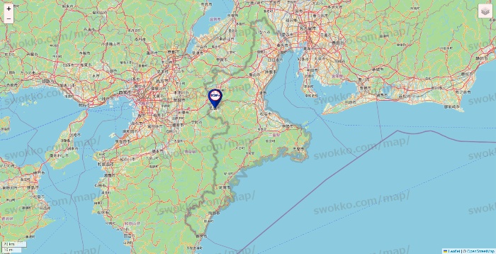 三重県のサンディの店舗地図
