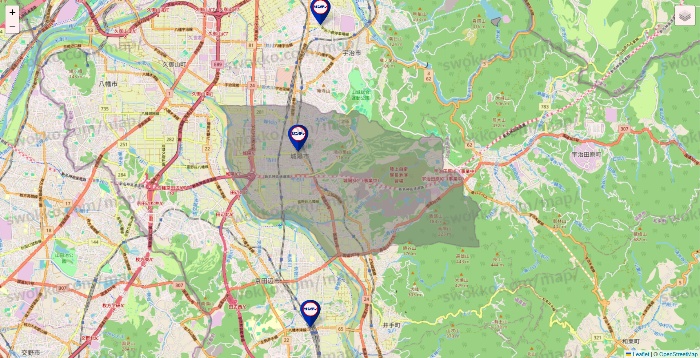 京都府のサンディの店舗地図