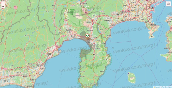 静岡県のサンマリエの店舗地図