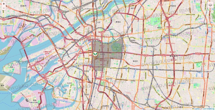 大阪府のサンマリエの店舗地図