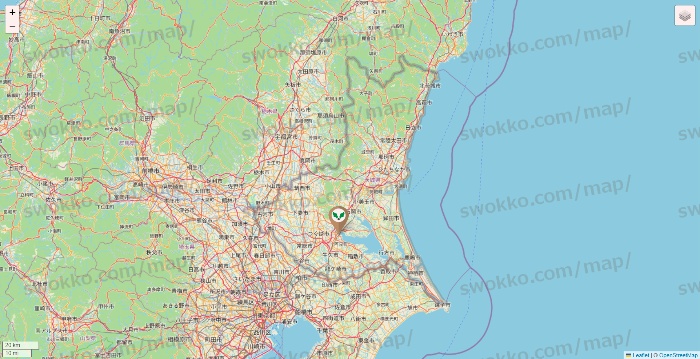 茨城県のサンマリエの店舗地図