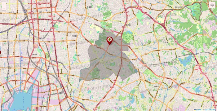 愛知県のタックルベリーの店舗地図