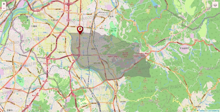 京都府のタックルベリーの店舗地図