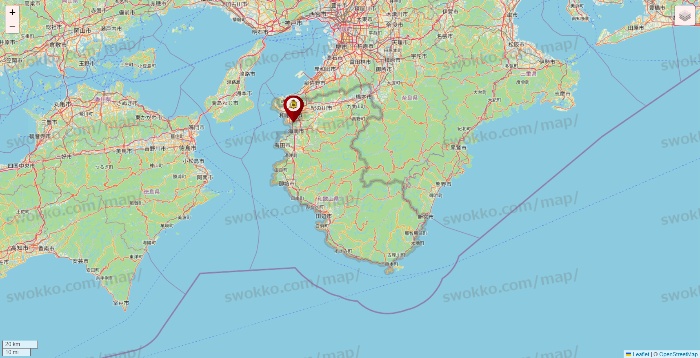 和歌山県のタックルベリーの店舗地図