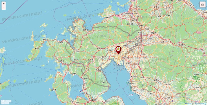 佐賀県のタックルベリーの店舗地図