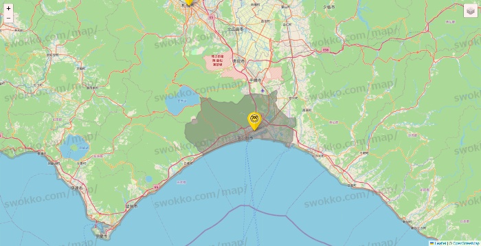 北海道のサンキューマートの店舗地図