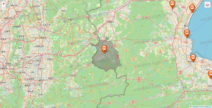 三重県のザ・ビッグの店舗地図