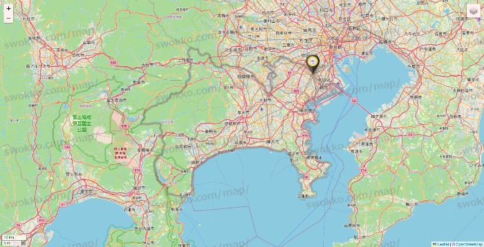 神奈川県のTHE PERSONAL GYMの店舗地図