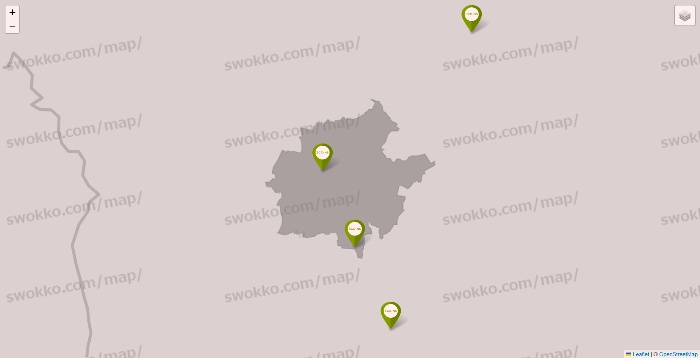 熊本県の3COINSの店舗地図